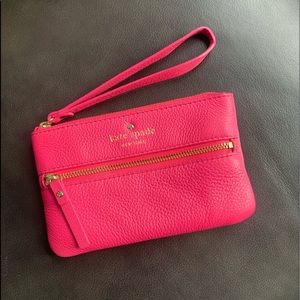 Kate Spade 6” Bugglegum Pink Wristlet